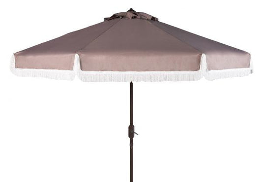 Milan Fringe 9ft Crank Outdoor Auto Tilt Umbrella