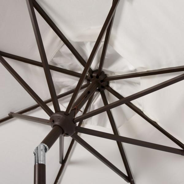 Milan Fringe 9ft Crank Outdoor Auto Tilt Umbrella