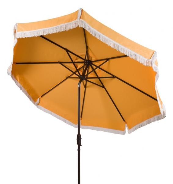 Milan Fringe 9ft Crank Outdoor Auto Tilt Umbrella