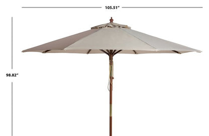 Cannes 9ft Wooden Outdoor Umbrella