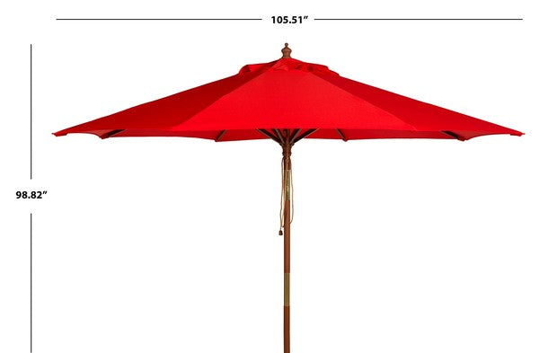 Cannes 9ft Wooden Outdoor Umbrella