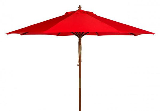 Cannes 9ft Wooden Outdoor Umbrella