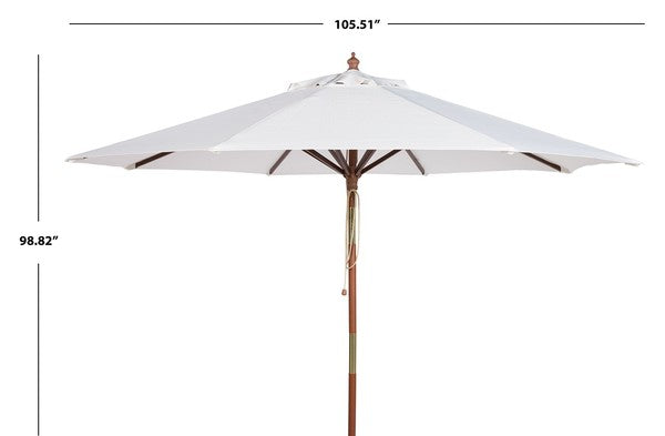 Cannes 9ft Wooden Outdoor Umbrella