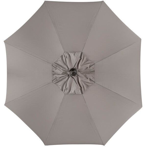 Venice Single Scallop 9ft Crank Outdoor Auto Tilt Umbrella