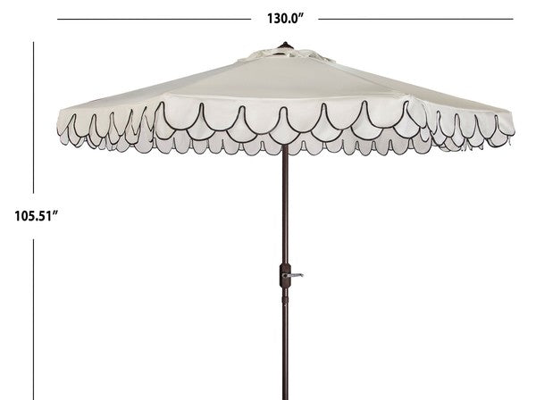 Elegant Valance 11ft Round Umbrella