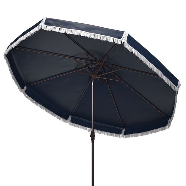 Milan Fringe 11ft Round Crank Umbrella
