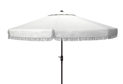 Milan Fringe 11ft Round Crank Umbrella