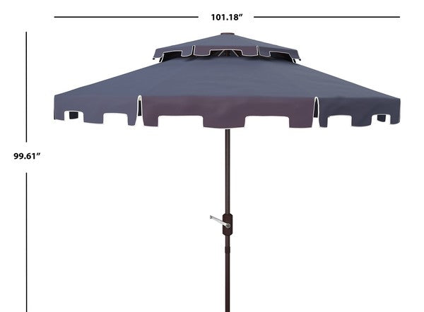 Zimmerman 9ft Double Top Market Umbrella