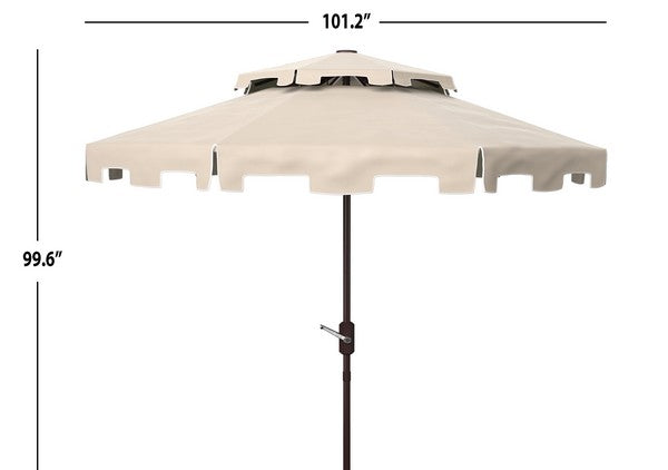 Zimmerman 9ft Double Top Market Umbrella