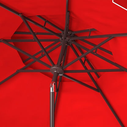 Zimmerman 9ft Double Top Market Umbrella