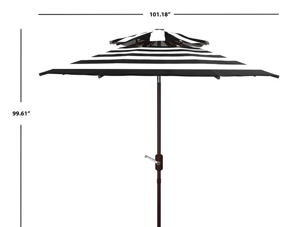 Iris Fashion Line 9ft Double Top Umbrella