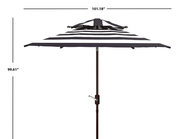 Iris Fashion Line 9ft Double Top Umbrella