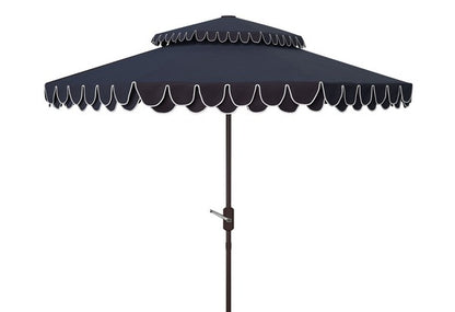 Elegant Valance 9ft Double Top Umbrella