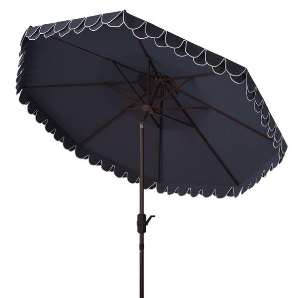 Elegant Valance 9ft Double Top Umbrella