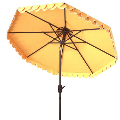 Elegant Valance 9ft Double Top Umbrella