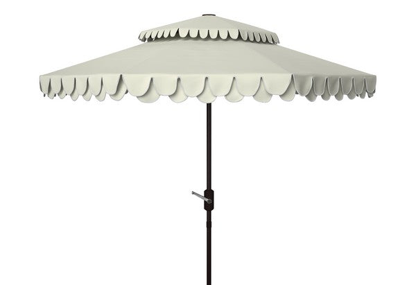 Elegant Valance 9ft Double Top Umbrella