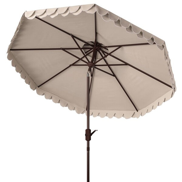 Elegant Valance 9ft Double Top Umbrella