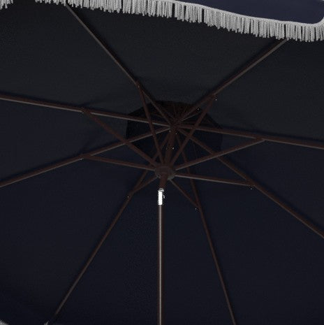 Milan Fringe 9ft Double Top Crank Umbrella