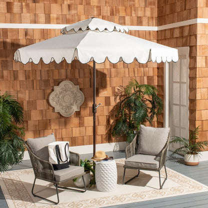 Venice 9ft Round Double Top Crank Umbrella
