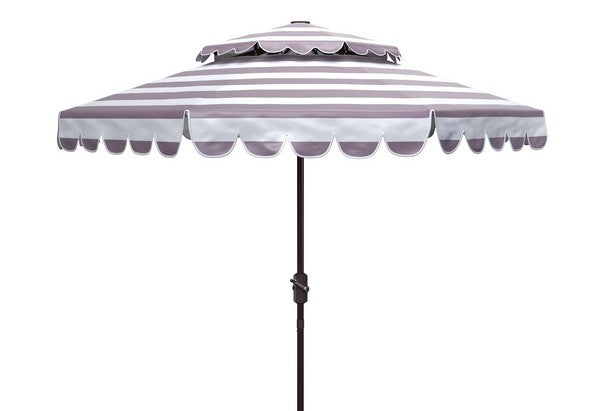 Vienna 9ft Round Double Top Crank Umbrella