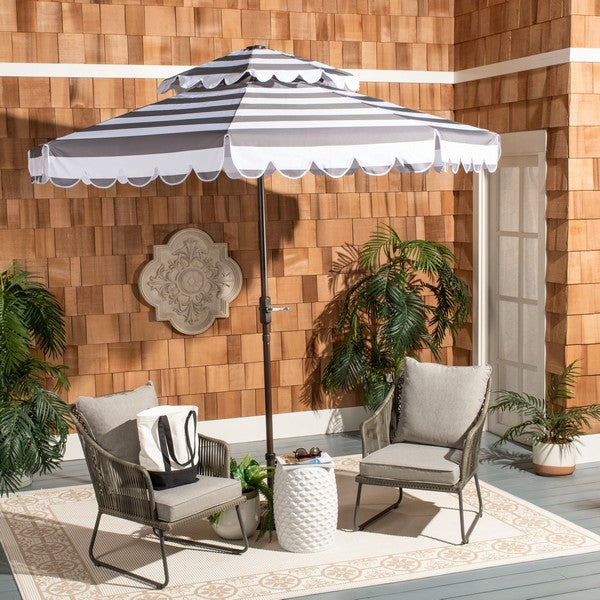 Vienna 9ft Round Double Top Crank Umbrella
