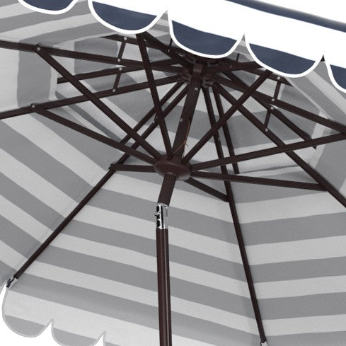 Vienna 9ft Round Double Top Crank Umbrella