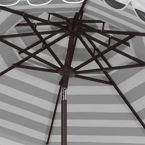 Vienna 9ft Round Double Top Crank Umbrella
