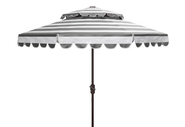 Vienna 9ft Round Double Top Crank Umbrella