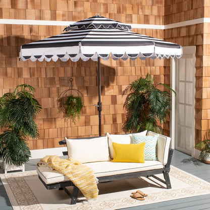Vienna 9ft Round Double Top Crank Umbrella