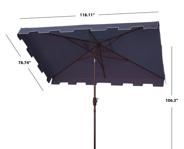 Zimmerman 6.5 X 10 Ft Rect Market Umbrella