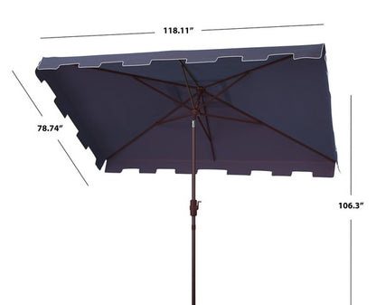 Zimmerman 6.5 X 10 Ft Rect Market Umbrella