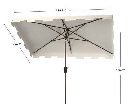 Zimmerman 6.5 X 10 Ft Rect Market Umbrella