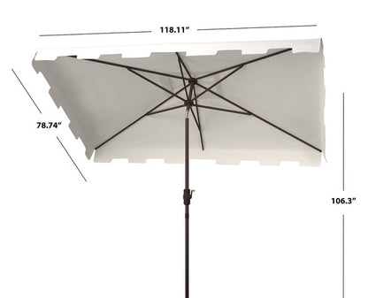Zimmerman 6.5 X 10 Ft Rect Market Umbrella