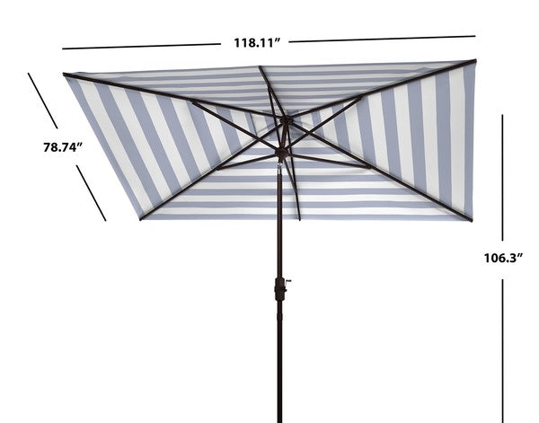 Iris Fashion Line 6.5 X 10 Ft Rect Umbrella