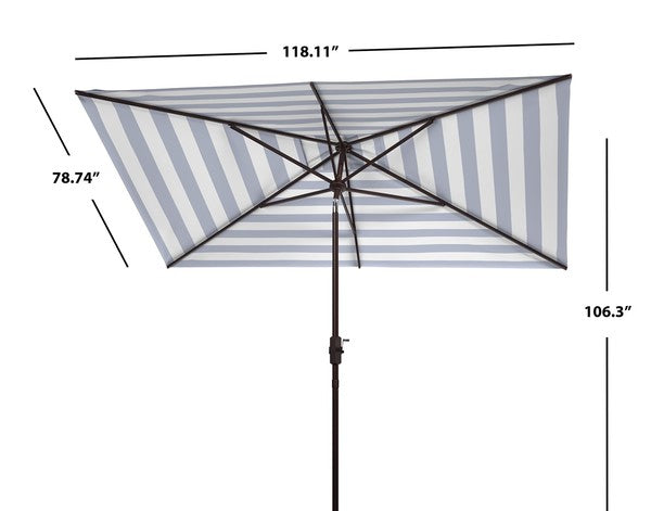 Iris Fashion Line 6.5 X 10 Ft Rect Umbrella