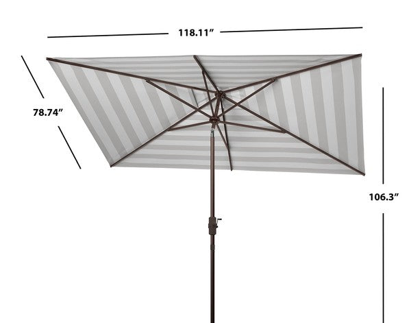 Iris Fashion Line 6.5 X 10 Ft Rect Umbrella