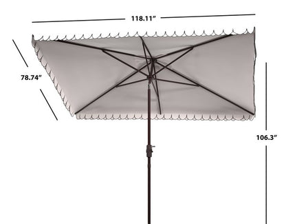 Elegant Valance 6.5 X 10 Ft Rect Umbrella