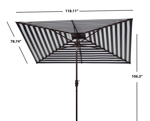Athens 6.5 X 10 Ft Rect Crank Umbrella