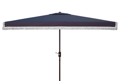 Milan Fringe 6.5 X 10 Ft Rect Crank Umbrella