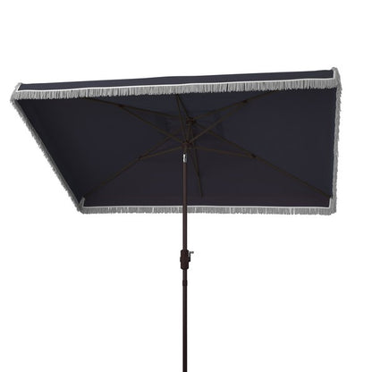 Milan Fringe 6.5 X 10 Ft Rect Crank Umbrella