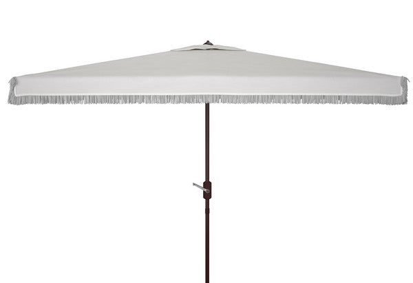 Milan Fringe 6.5 X 10 Ft Rect Crank Umbrella