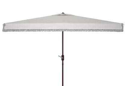 Milan Fringe 6.5 X 10 Ft Rect Crank Umbrella