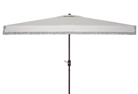 Milan Fringe 6.5 X 10 Ft Rect Crank Umbrella