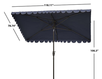 Venice 6.5 X 10 Ft Rect Crank Umbrella