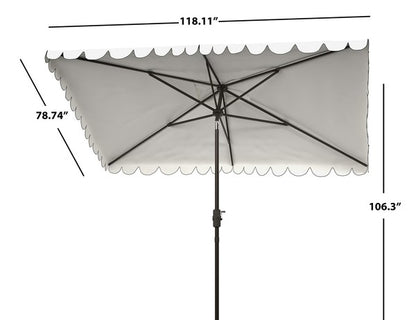 Venice 6.5 X 10 Ft Rect Crank Umbrella