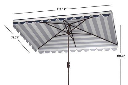 Vienna 6.5 X 10 Ft Rect Crank Umbrella