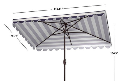 Vienna 6.5 X 10 Ft Rect Crank Umbrella