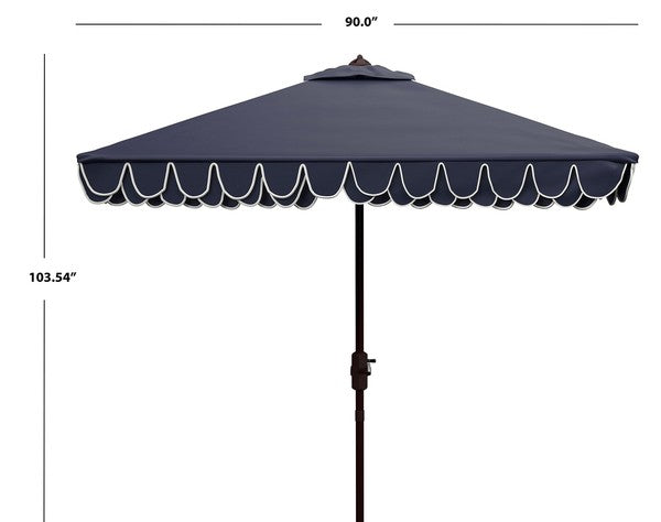 Elegant Valance 7.5 Ft Square Umbrella