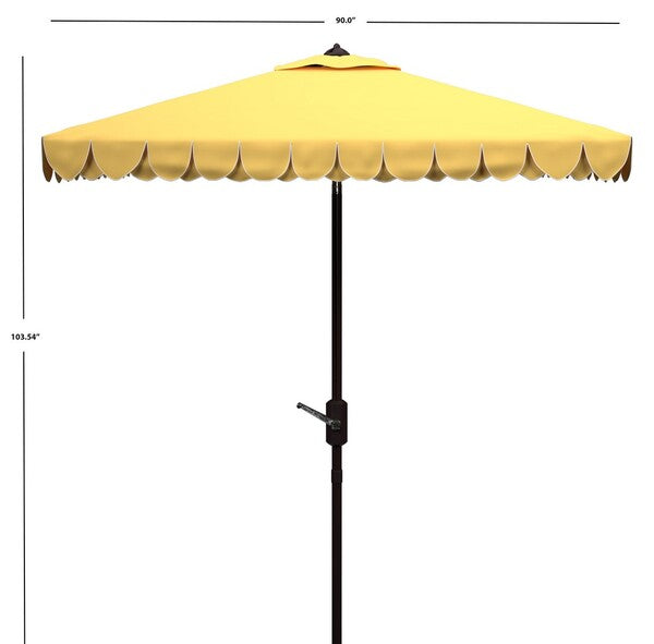 Elegant Valance 7.5 Ft Square Umbrella