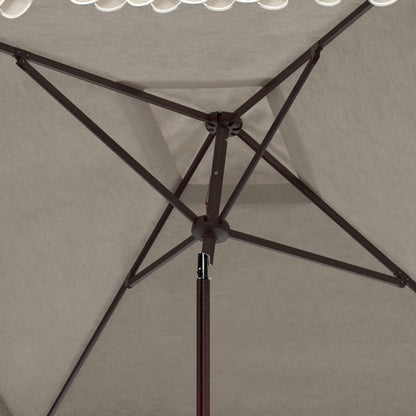 Elegant Valance 7.5 Ft Square Umbrella